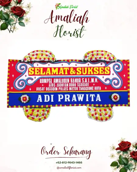 Papan Bunga Ucapan Selamat Cilamayahilir